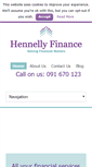 Mobile Screenshot of hennellyfinance.ie