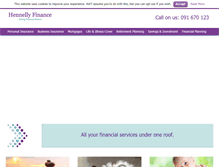 Tablet Screenshot of hennellyfinance.ie